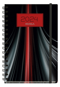 AGENDA MYRGA 2024 DIA PAGINA TEXTURE SPEED REF. 3004SP