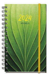 AGENDA MYRGA 2024 LIEBANA COLORS NATURA CON ESPIRAL REF 3807NA