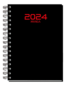 AGENDA MYRGA 2024 DIA PAGINA DUE�AS TAPA POLIPROPILENO REF. 3910NG
