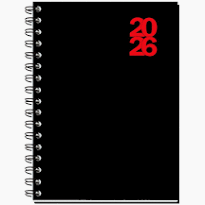 AGENDA MYRGA 2026 DUE�AS NEGRO DIA PAGINA