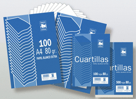 FOLIOS A4 80 GRS 100 HOJAS LISO TAURO EXTRA
