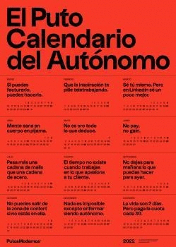 PUTO CALENDARIO DEL AUT�NOMO 2022