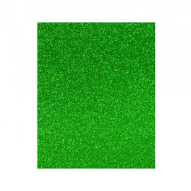LAMINA GOMA EVA 20X30 VERDE EFECTO PURPURINA