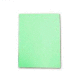 SUBCARPETA FOLIO VERDE PASTEL 180GR PAQUETE 50 SUBCARPETAS