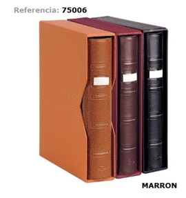 ALBUM DE MONEDAS MARR�N 22X25 CMS