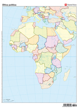 MAPA MUDO AFRICA POLTICO