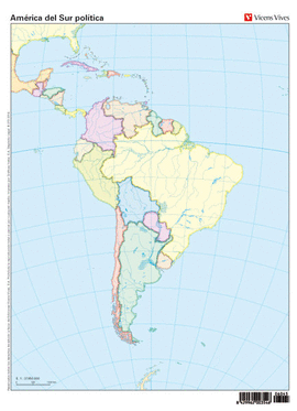 MAPA MUDO AMERICA SUR POLITICO