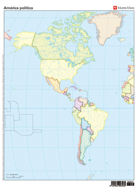 MAPA MUDO AMERICA POLITICA