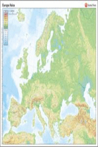 MAPA MUDO EUROPA FISICO