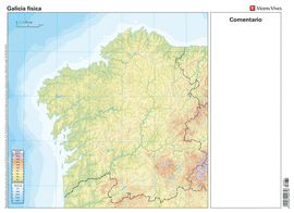 MAPA MUDO GALICIA F�SICO