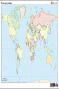 MAPA MUDO PLANISFERIO POLITICO