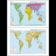 PLANISFERIO - PROYECCI�N DE PETERS -