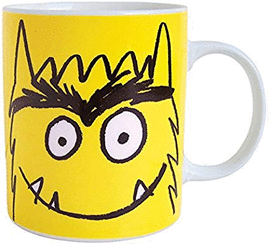 TAZA EL MONSTRUO DE COLORES ALEGRIA AMARILLA 