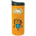 TERMO PARA LIQUIDOS 300ML AL MAL TIEMPO TU MEJOR CARA DOBLE PARED INOX & TAP�N ANTIGOTEO 