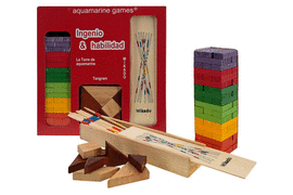 JUEGO PACK INGENIO Y HABILIDAD: TORRE, TAMGRAM Y MIKADO