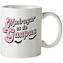 TAZA MUG LA VECINA RUBIA 1 MADRUGAR. TANTANFAN