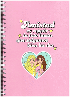 LIBRETA A4. AMISTAD ES REPETIR LA FOTO HASTA QUE SALGAMOS BIEN. LVR TANTANFAN
