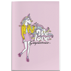 LIBRETA FLEXIBOOK. WE LOVE GUAPICORNIOS. LVR TANTANFAN