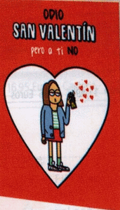TARJETA SAN VALENTIN P8LADAS TANTANFAN
