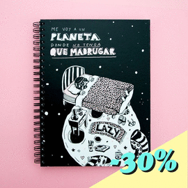 CUADERNO A4 TAPA BLANDA SAN VALENT�N ANA M�SHELL ME VOY A DONDE NO TENGA QUE MADRUGAR TANTANFAN