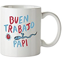 TAZA DIA DEL PADRE MONSTRUO ESPAGUETI 8X10X10 CM