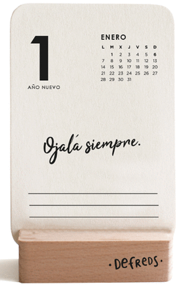 CALENDARIO DEFREDS 2019: HAZ MAS BONITO TU MUNDO CON DEFREDS
