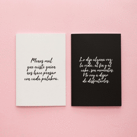 PACK DE 2 CUADERNOS COSIDOS DE DEFREDS