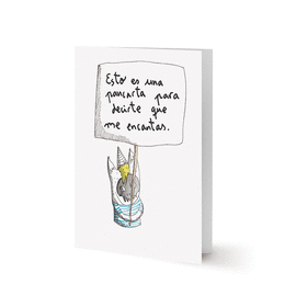 TARJETA AMOR AITOR SARAIBA. TANTANFAN