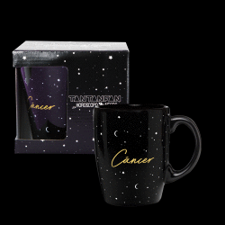 TAZA MUG HOROSCOPO NEGRO CANCER
