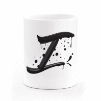 TAZA MONOGRAMA IV�N CA��A LETRA I