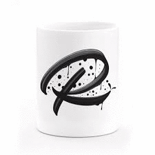 TAZA MONOGRAMA IV�N CA��A LETRA R