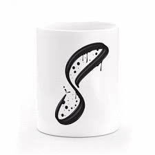 TAZA MONOGRAMA IV�N CA��A LETRA S