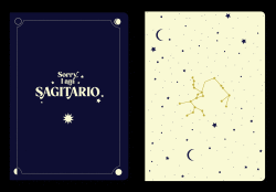 PACK 2 CUADERNOS GRAPADOS A6 HOR�SCOPO NEGRO - SAGITARIO