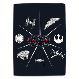LIBRETA GRAPA A4 STAR WARS VII