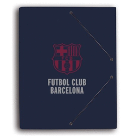 CARPETA GOMAS CON SOLAPA F.C. BARCELONA