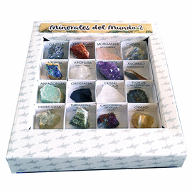 CAJA MINERALES DEL MUNDO 2