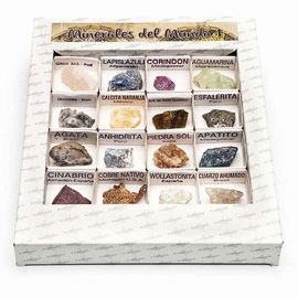 CAJA DE MINERALES DEL MUNDO N�MERO 1