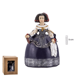 FIGURA MENINA MARIANA DE AUSTRIA 9 CM