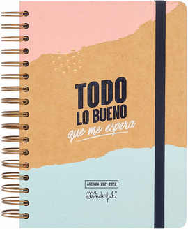 AGENDA CLASICA MR. WONDERFUL 2021-2022 DIA PAGINA - TODO LO BUENO QUE ME ESPERA