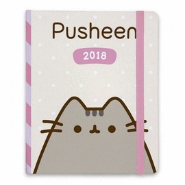 AGENDA ESCOLAR 2017/2018 SEMANA VISTA PREMIUM PUSHEEN THE CAT