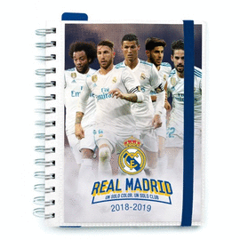 AGENDA ESCOLAR 2018/2019 SEMANA VISTA WIRE-O REAL MADRID. ERIK