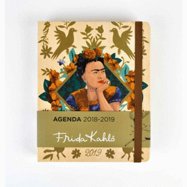 FRIDA KAHLO- AGENDA ESCOLAR 16 MESES 2018/2019 SEMANA VISTA. ERIK