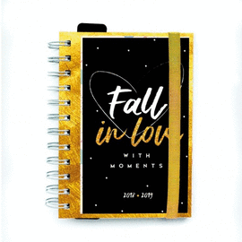 AGENDA ESCOLAR 2018/2019 DP WIRE-O MULTILING�E GLITTER. ERIK