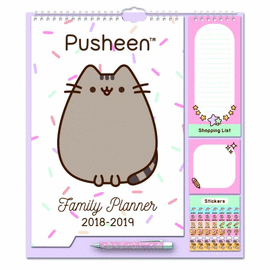 PLANIFICADOR FAMILIAR 2018/2019 PUSHEEN THE CAT. ERIK