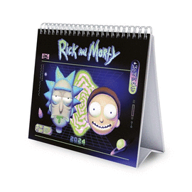 CALENDARIO DE ESCRITORIO DELUXE 2024 RICK Y MORTY. ERIK