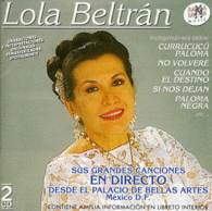 LOLA BELTRAN 2 CDS SUS GRANDES CANCIONES EN DIRECT