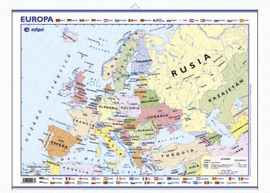 MAPA POLTICO EUROPA 50 X 35