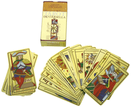 BARAJA DE TAROT MARSELLA DORADO