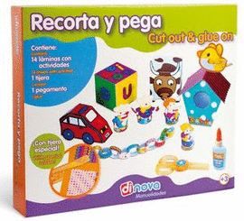 JUEGO EDUCATIVO DINOVA RECORTA Y PEGA