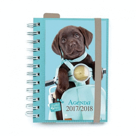 AGENDA ESCOLAR 2017/2018 DIA PAGINA STUDIO PETS DOG